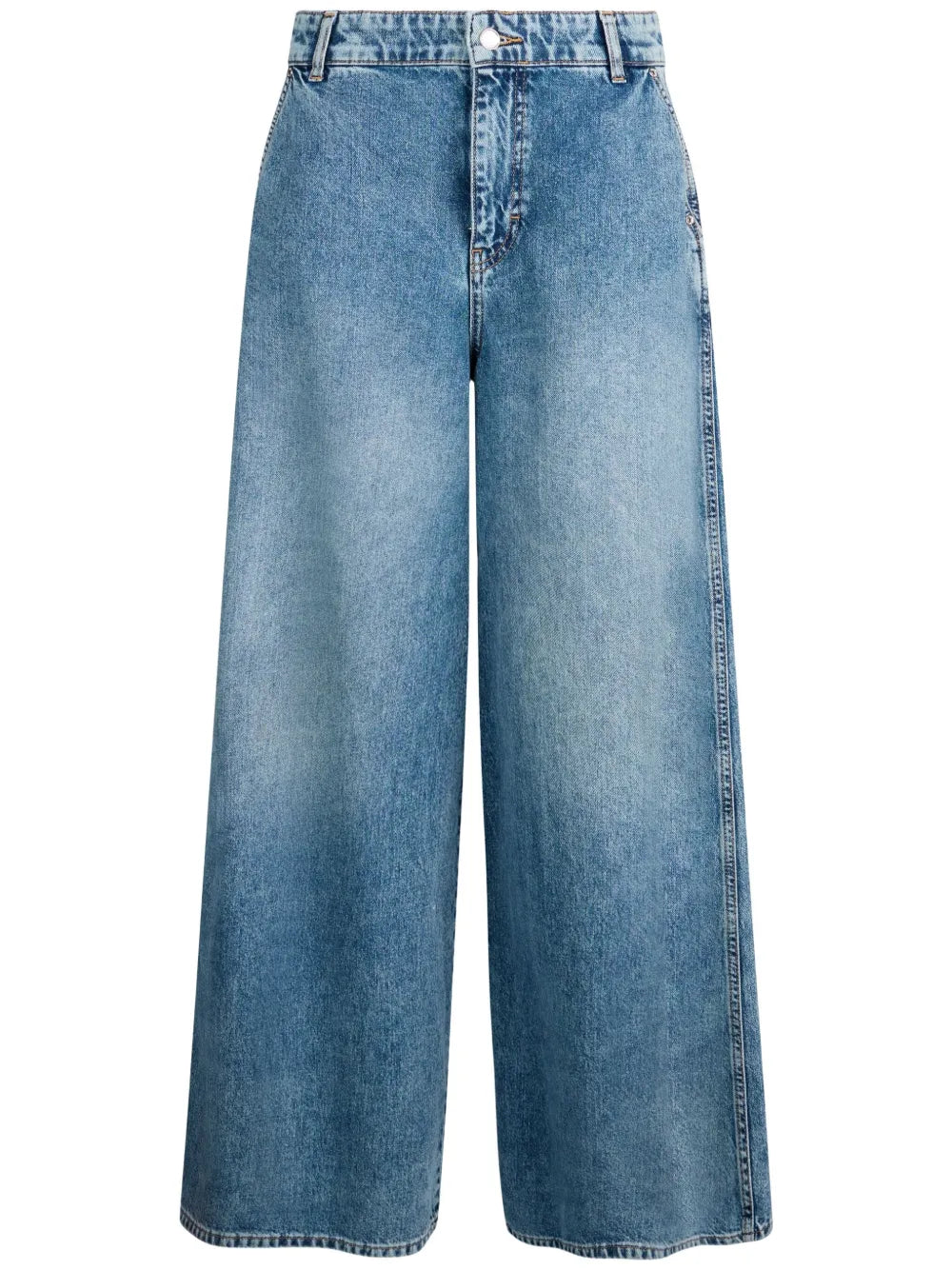 High-Waisted Flared Jeans