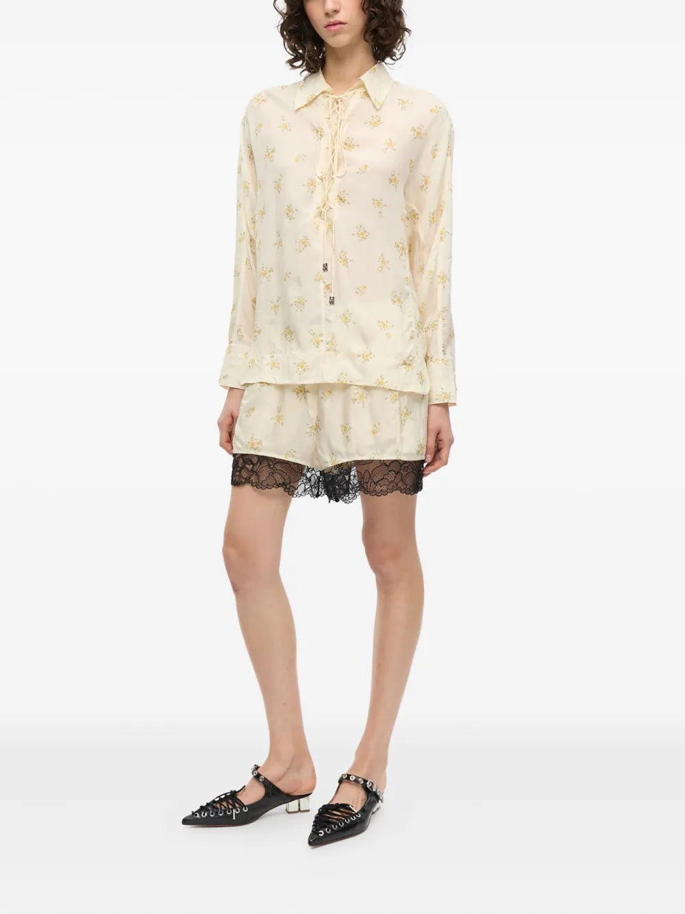 Floral-Print Shorts