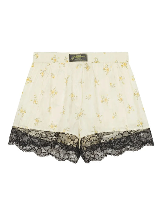 Floral-Print Shorts