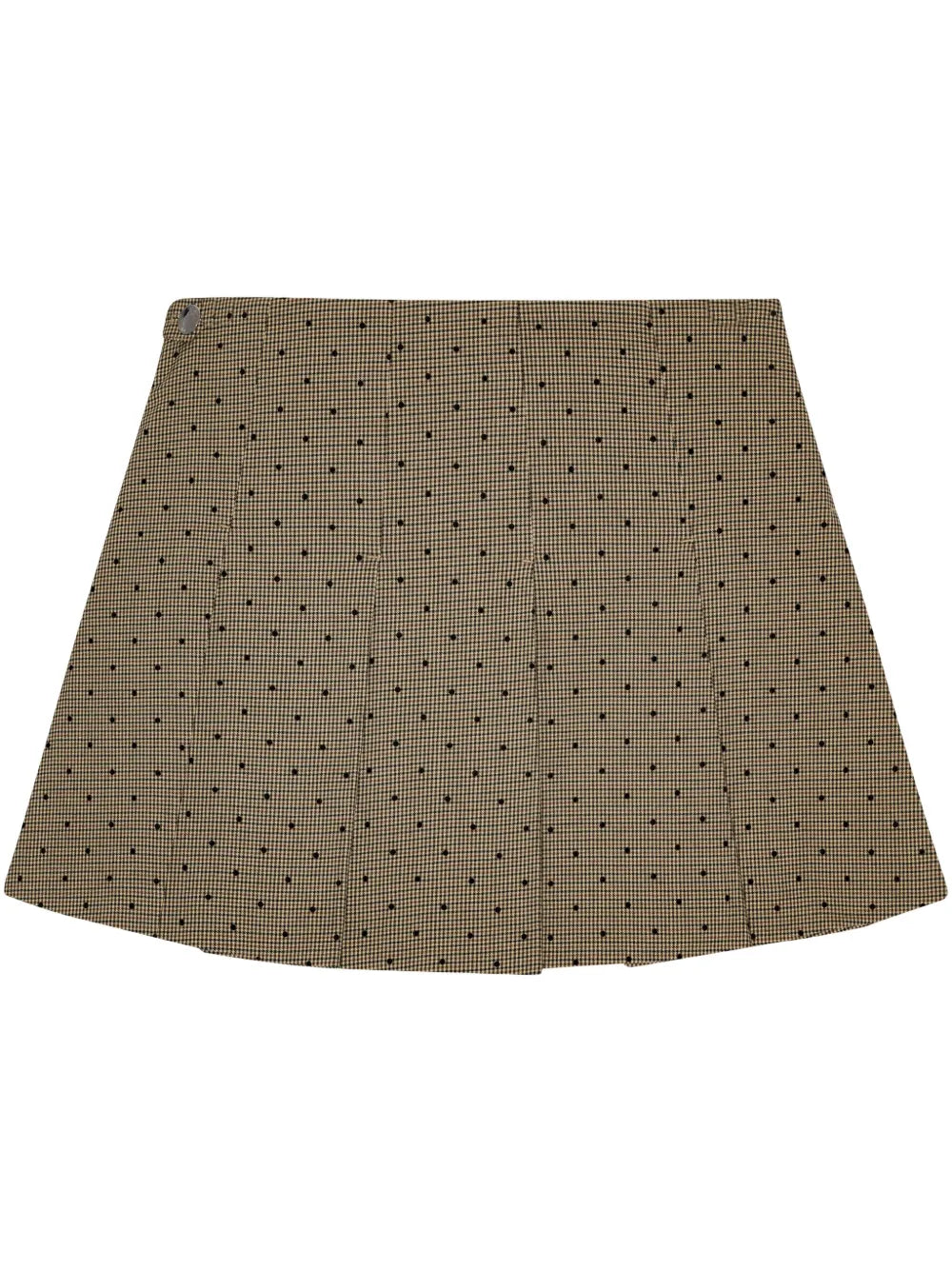 Check-Print Mini Skirt