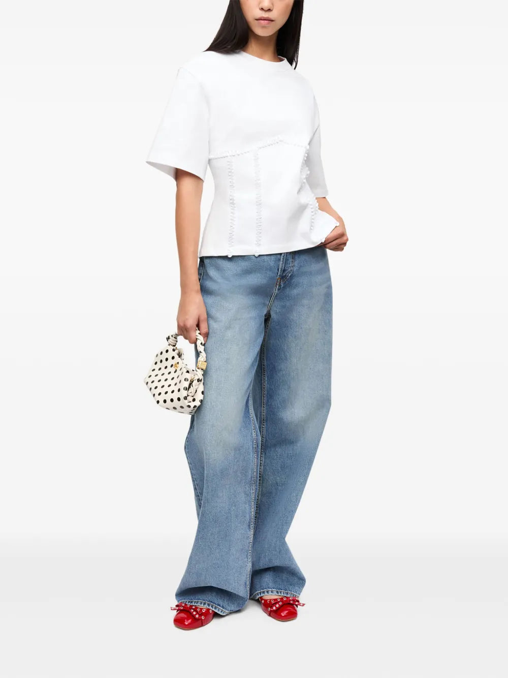 Appliqué-Detail T-Shirt