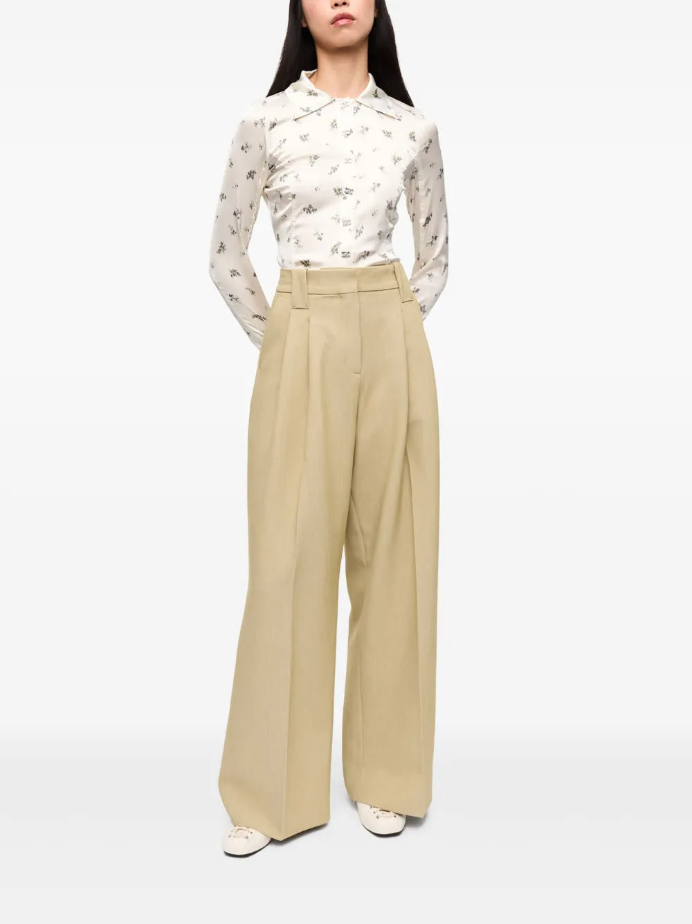 Appliqué Palazzo Pants