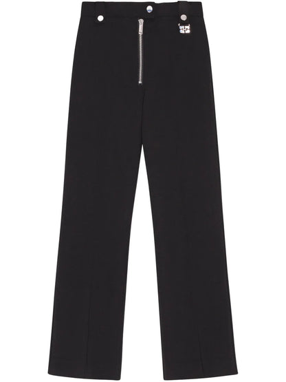 Straight-Leg Trousers