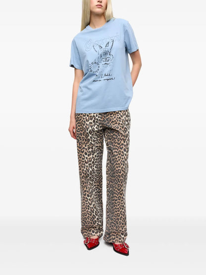 Bunny-Print T-Shirt