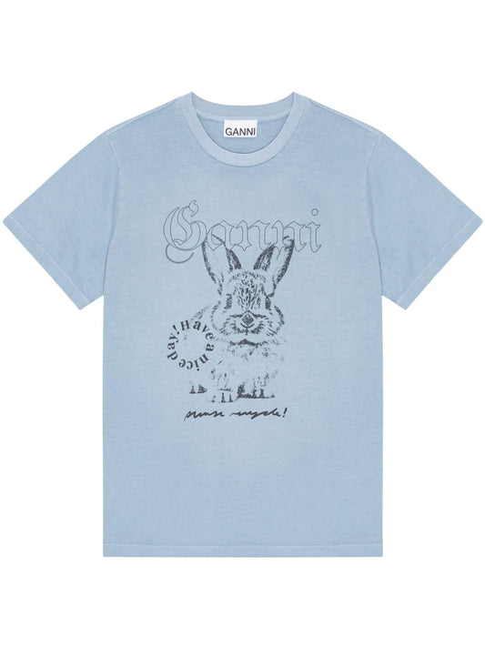 Bunny-Print T-Shirt