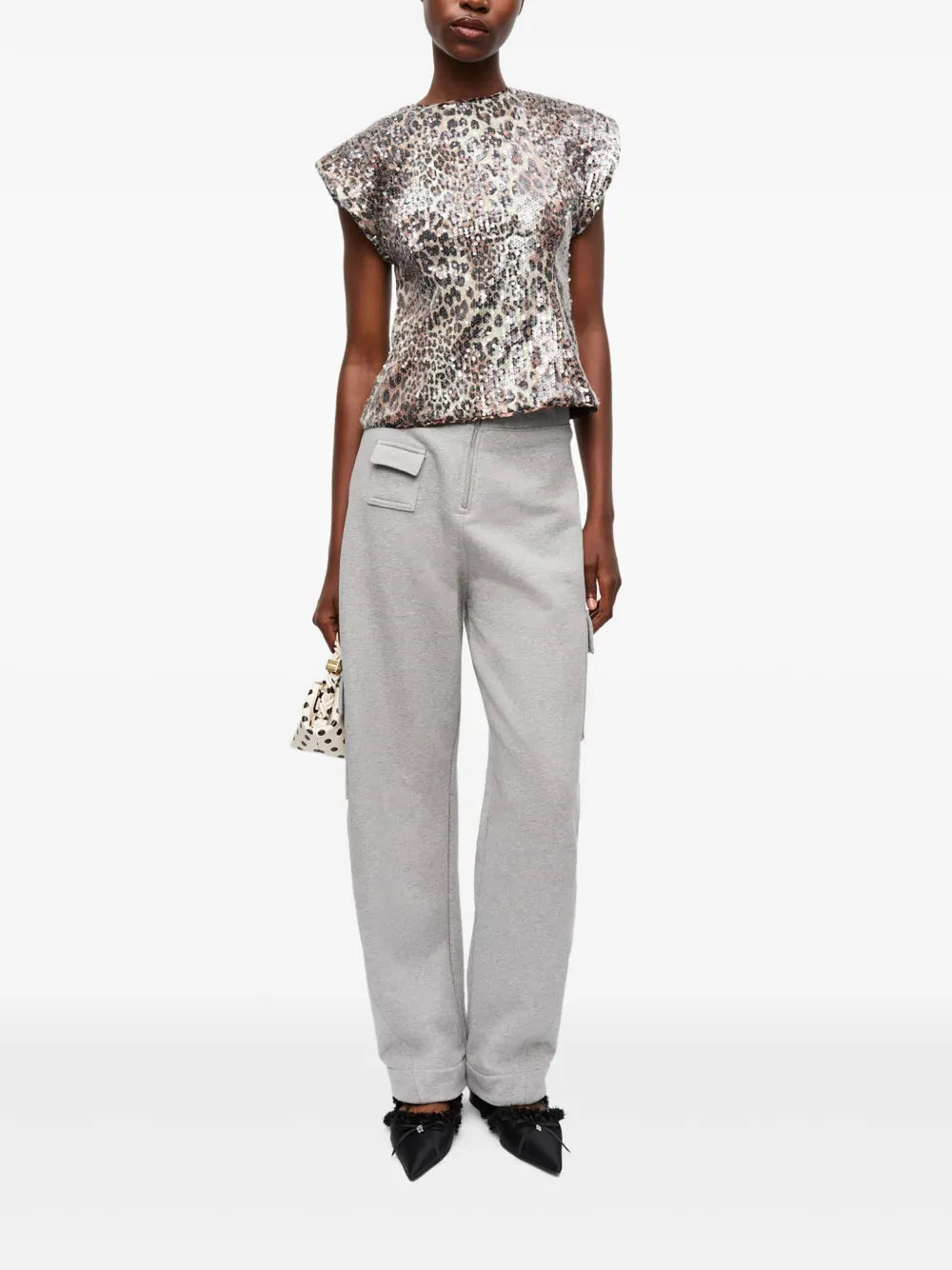 Leopard-Print Blouse