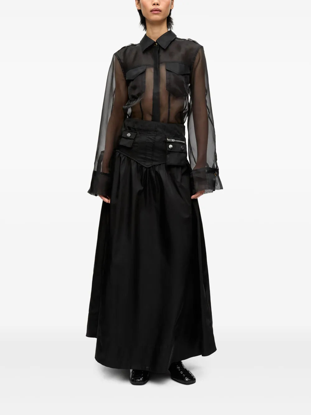 High-Waisted Maxi Skirt