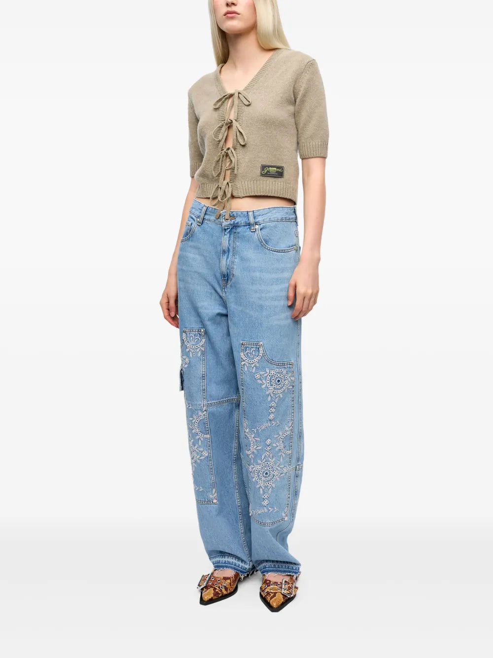 Broderie-Anglaise Jeans