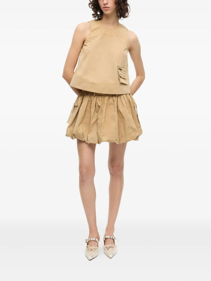 Sleeveless Cotton Top