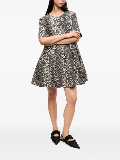 Leopard-Print Minidress