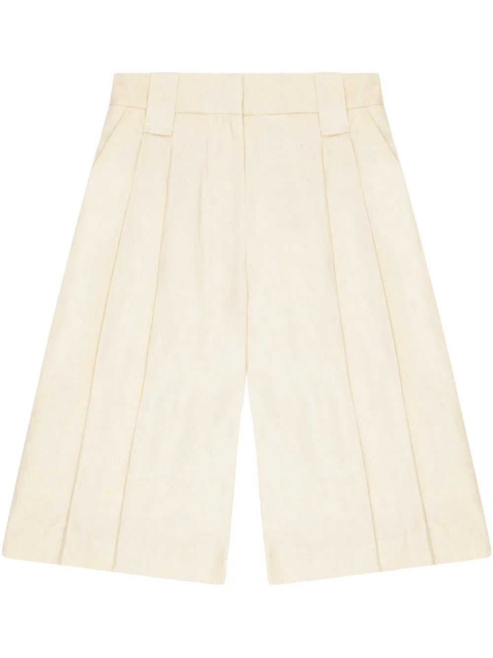Pleat-Detail Shorts
