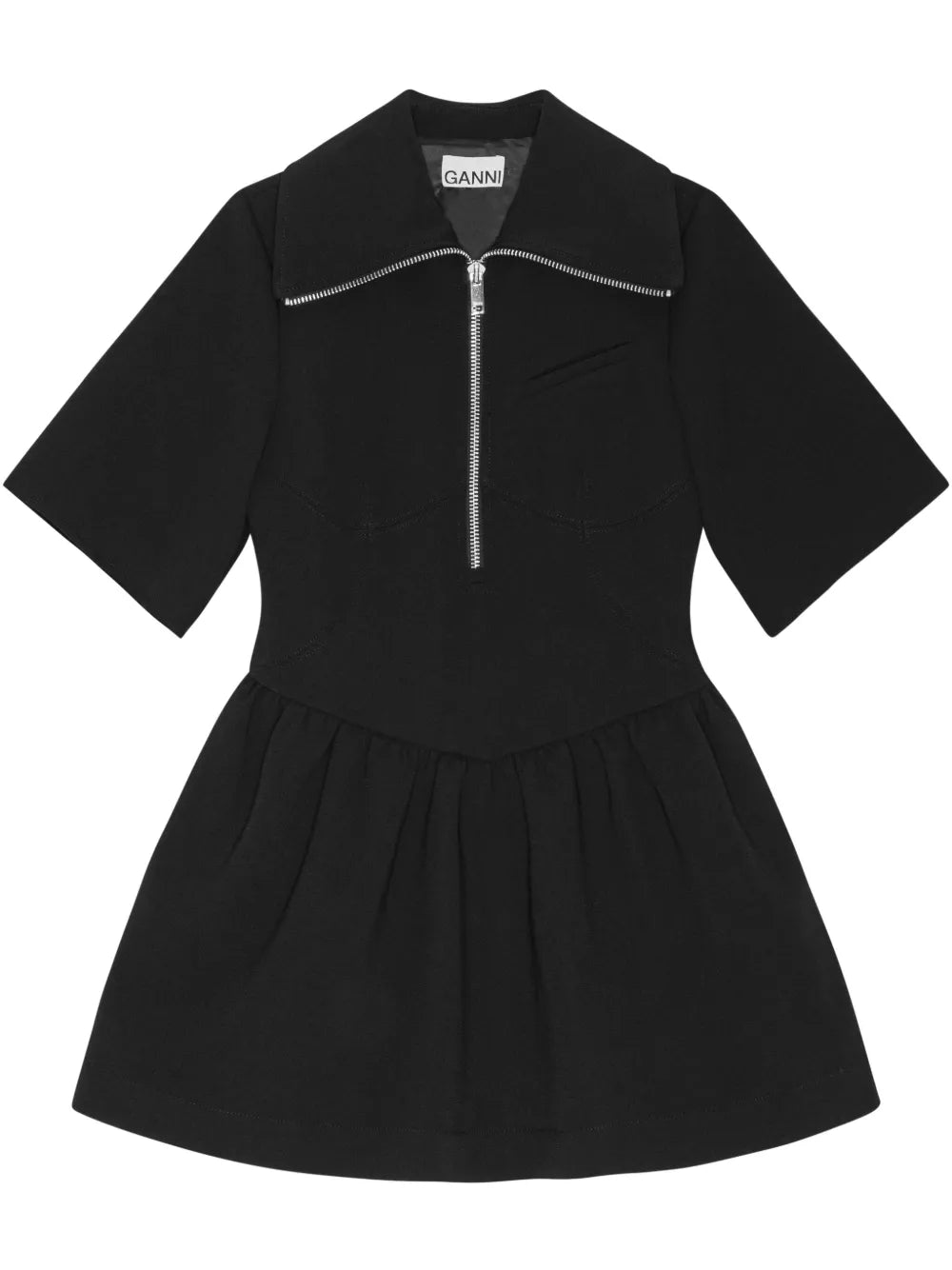 Zip-Up Minidress