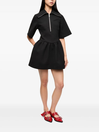 Zip-Up Minidress