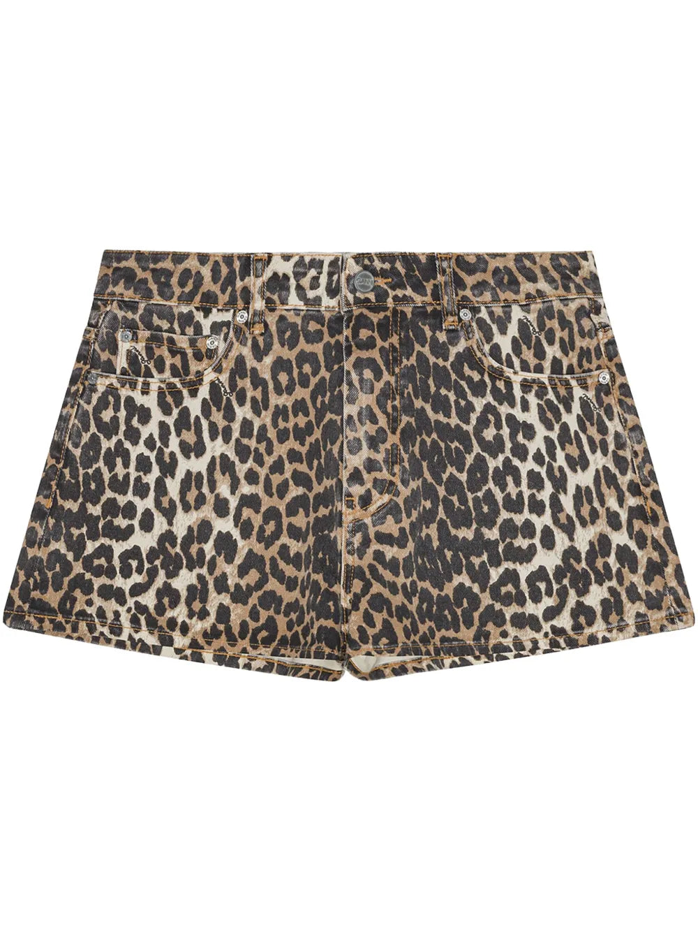 Leopard-Print Shorts