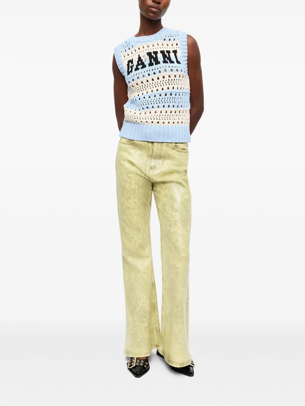 Striped Knit Tank Top