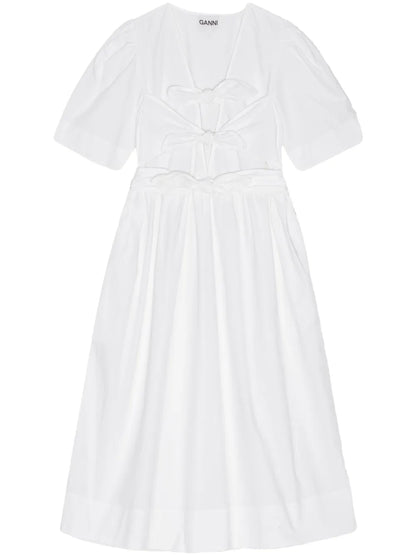 Bow-Detailing Dress