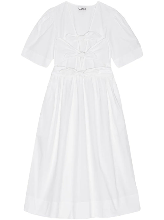 Bow-Detailing Dress