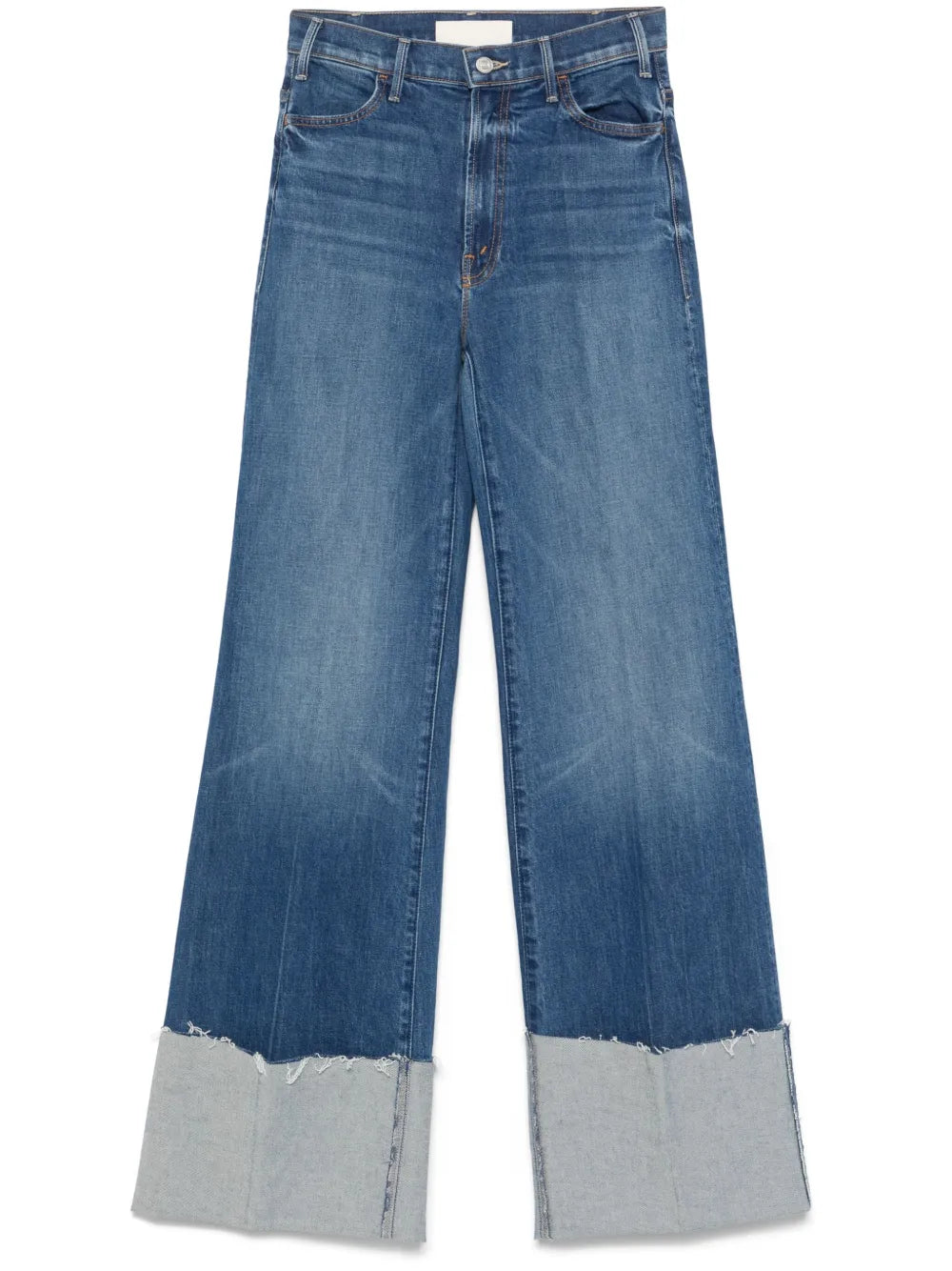 The Hustler Roller Heel Cuff Fray Jeans
