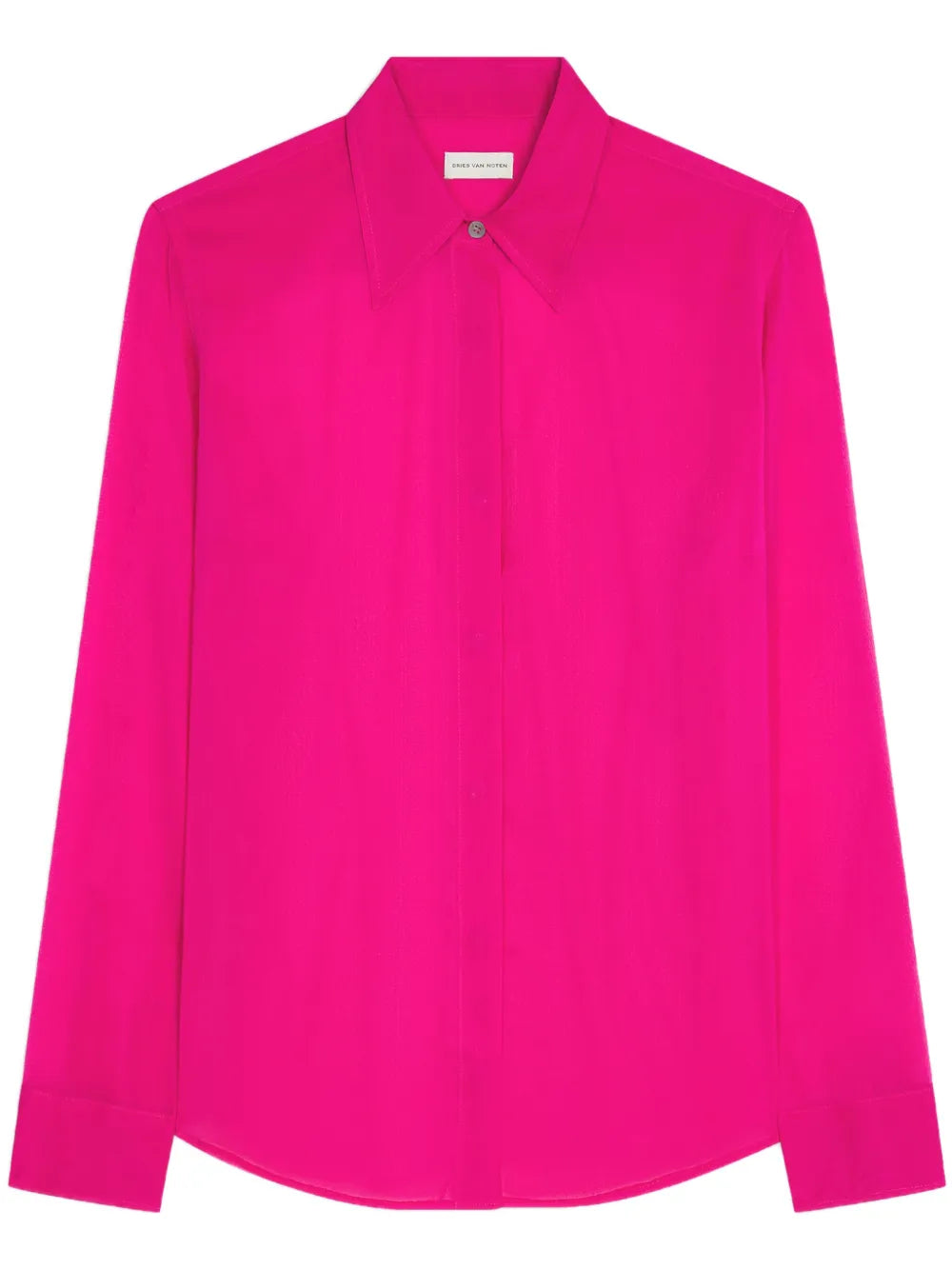 Fitted Silk Shirt