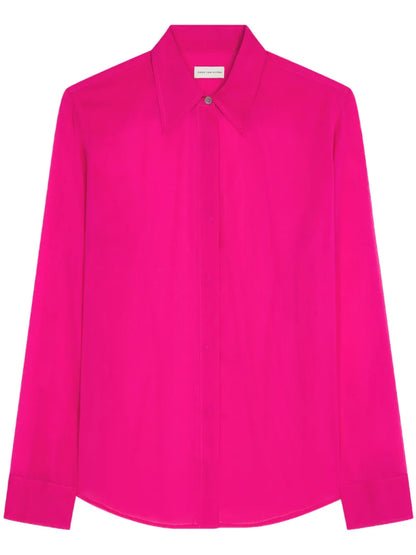 Fitted Silk Shirt