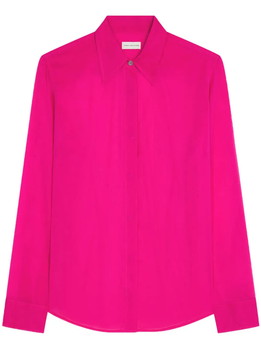 Fitted Silk Shirt