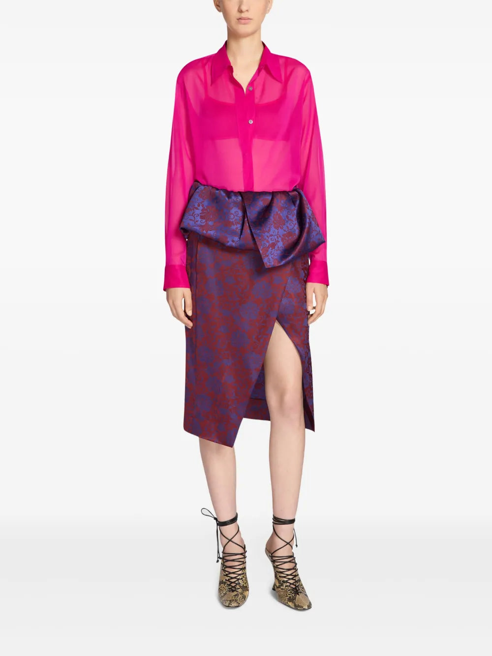 Fitted Silk Shirt