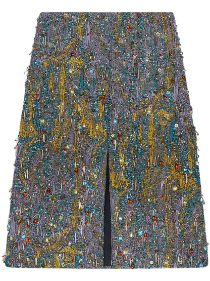 Jacquard Mini Skirt