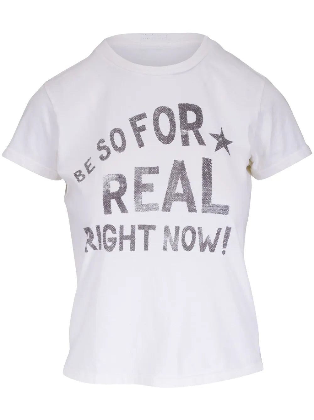 Slogan-Embellished T-Shirt