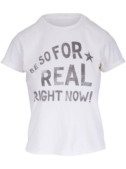 Slogan-Embellished T-Shirt