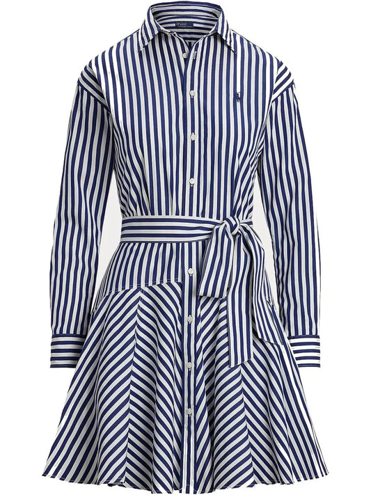 Striped Panelled Mini Dress