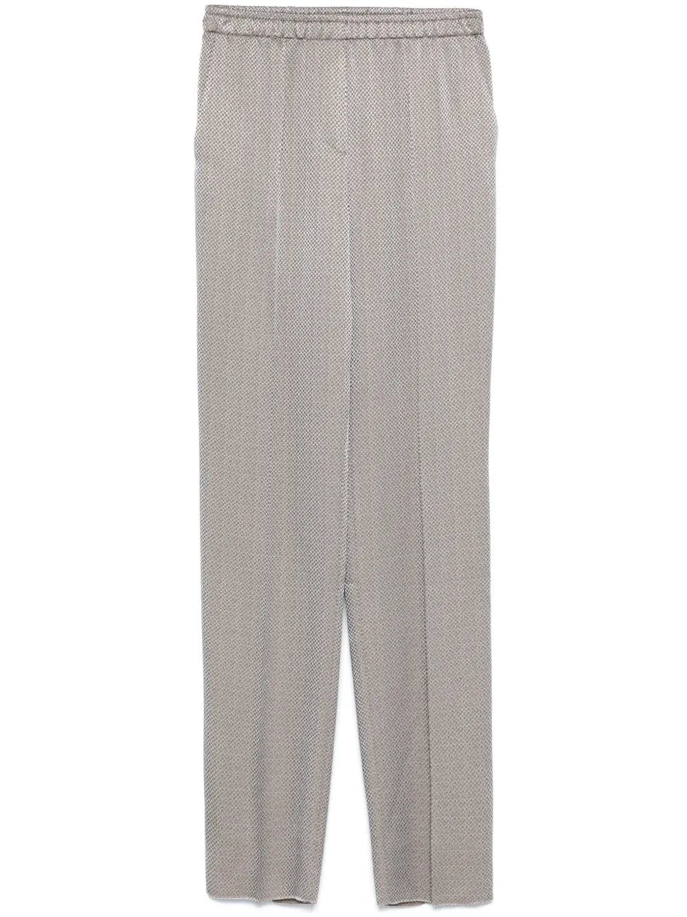 Pattern-Jacquard Trousers