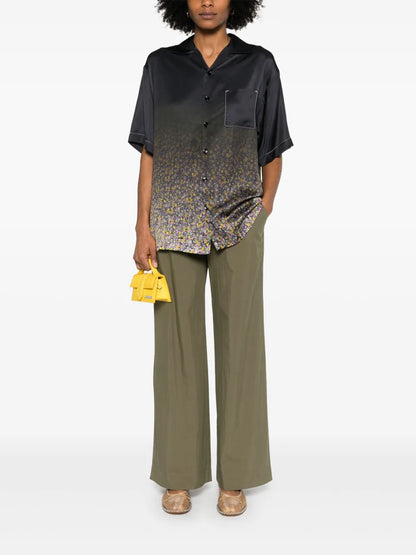 Floral-Print Blouse