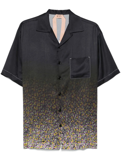 Floral-Print Blouse
