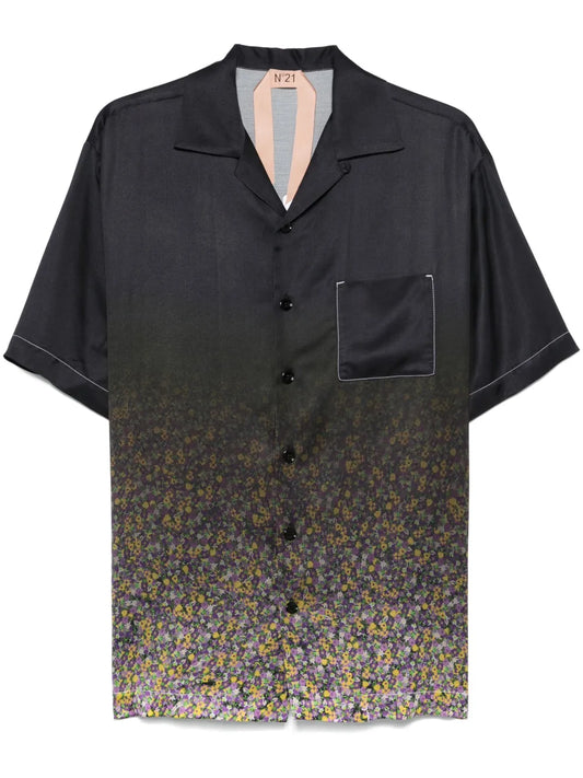 Floral-Print Blouse