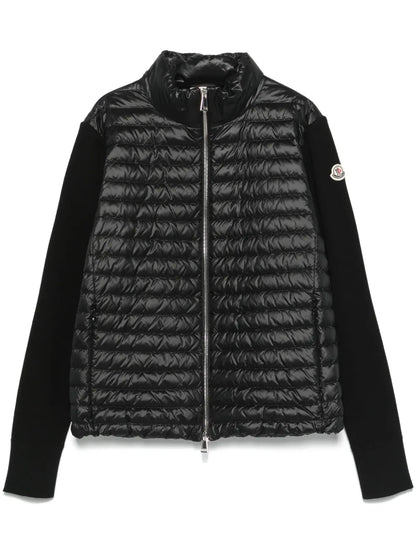 Knitted-Sleeve Padded Jacket