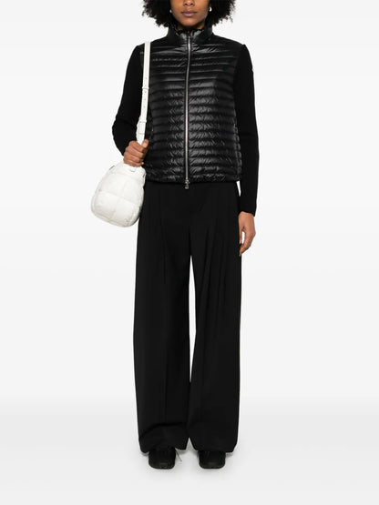 Knitted-Sleeve Padded Jacket