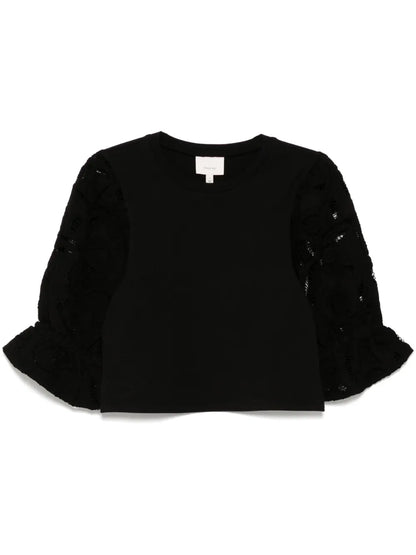 Embroidered Paisley Top