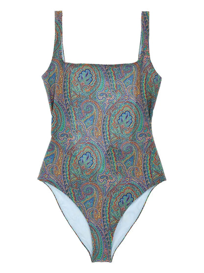 Paisley One-Piece Swimsuit