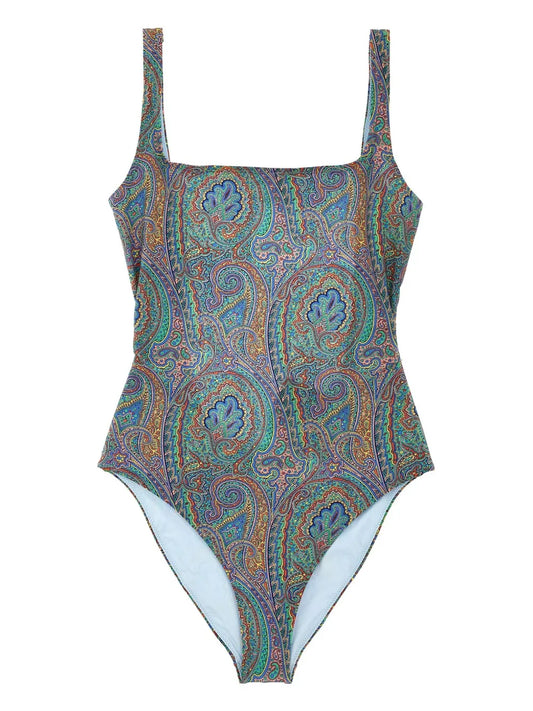 Paisley One-Piece Swimsuit
