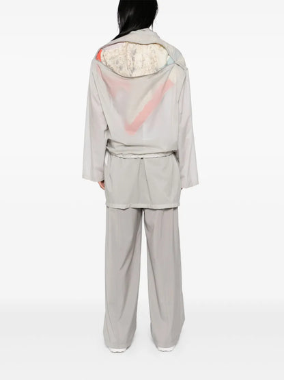 Button Fastening Coat