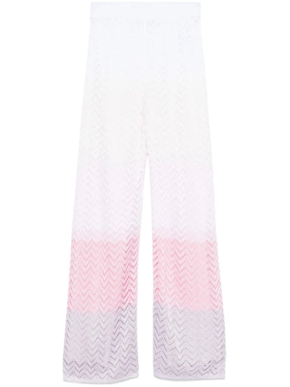 Chevron-Knit Trousers