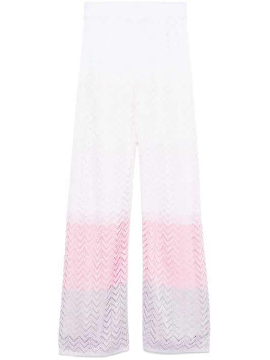 Chevron-Knit Trousers