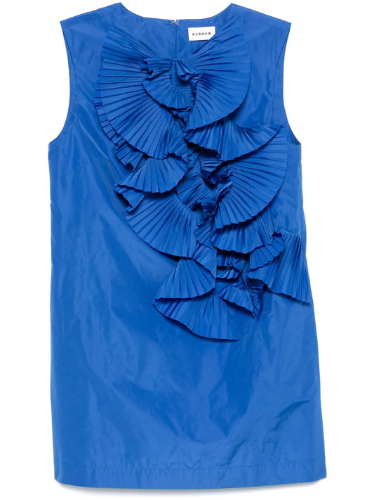 Ruffle-Detail Mini Dress