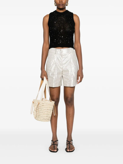 Sequin-Embellished Top
