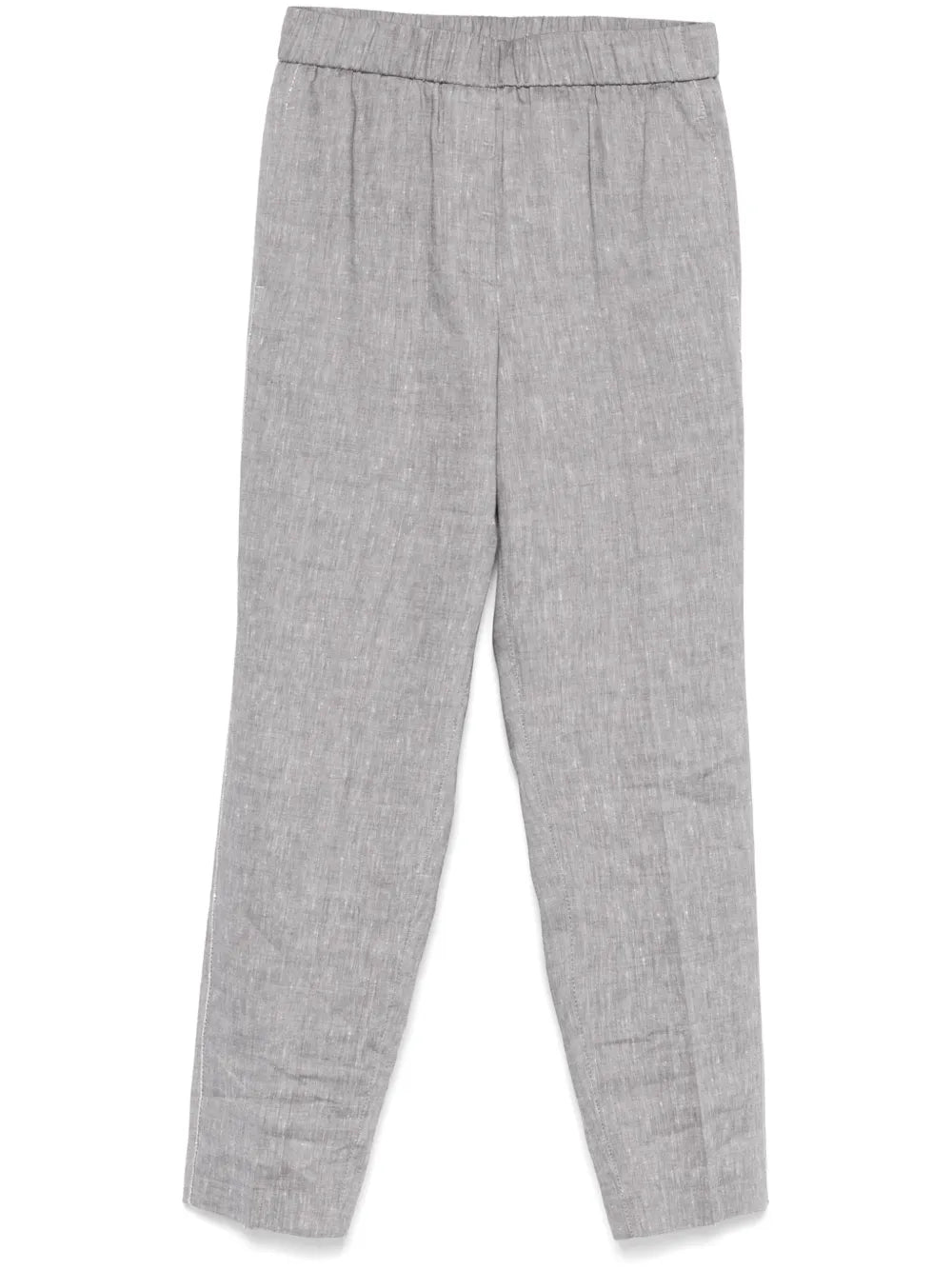 Beaded Trim-Detail Trousers