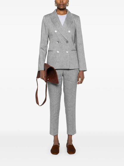 Beaded Trim-Detail Trousers