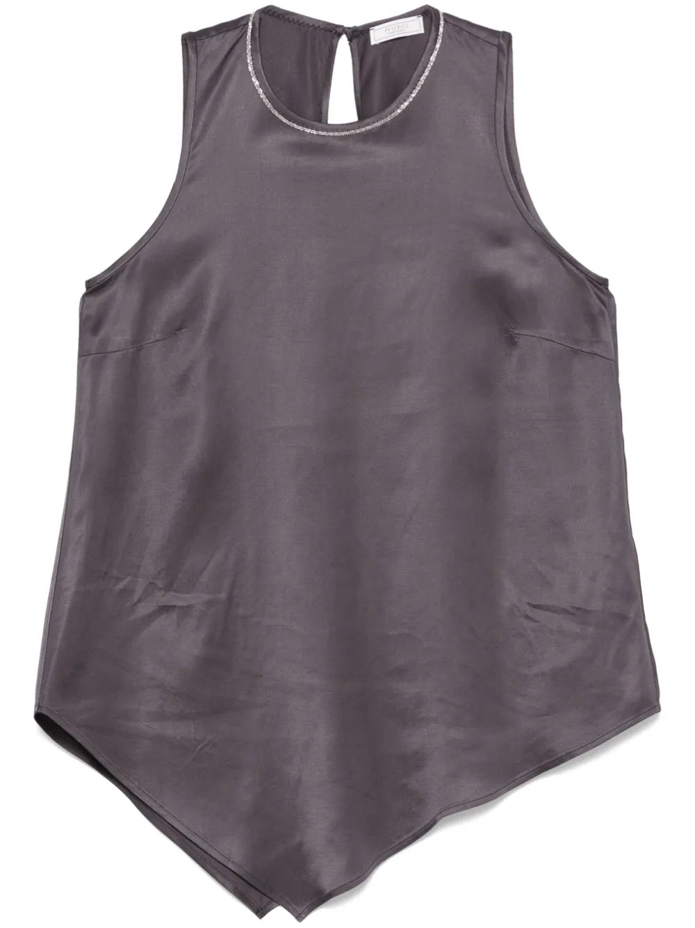 Beaded Trim-Detail Top