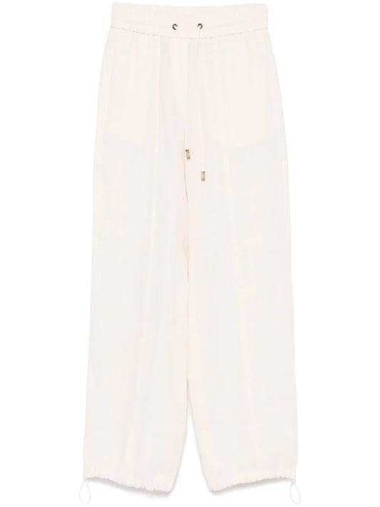 Linen Straight-Leg Trousers