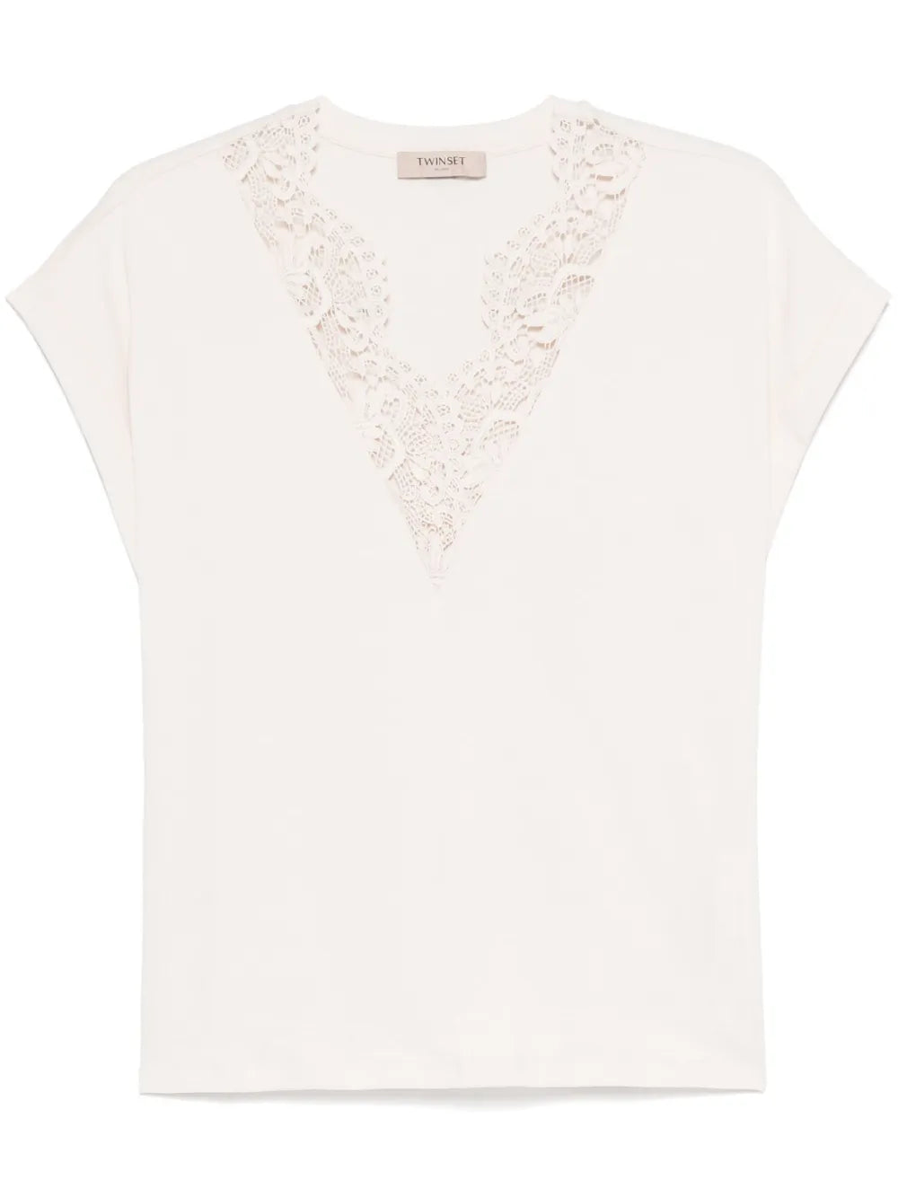 Lace-Detail T-Shirt