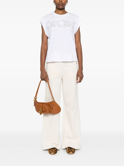 Lace-Detail T-Shirt